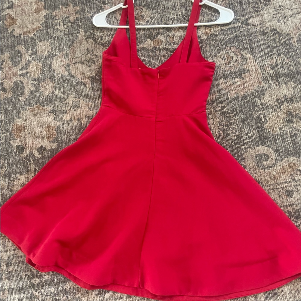 Lulu’s Red Skater Dress - Picture 4 of 5